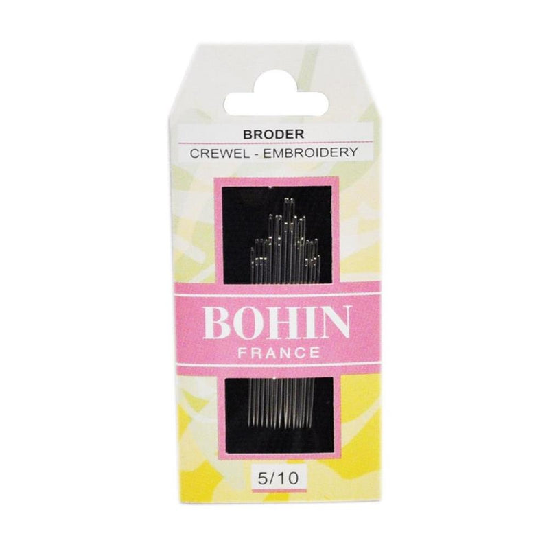 Bohin France Embroidery Needles Size 5 - 10