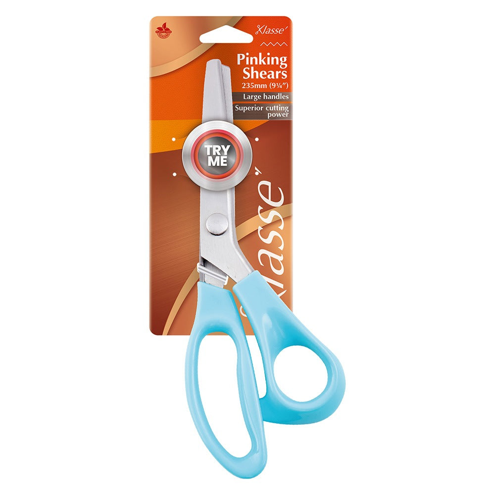 Klasse Pinking Shears Blue Handle BK3908