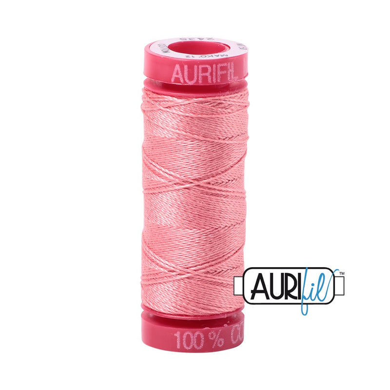 Aurifil Cotton Mako 2435 Peachy Pink Ne 12 50m