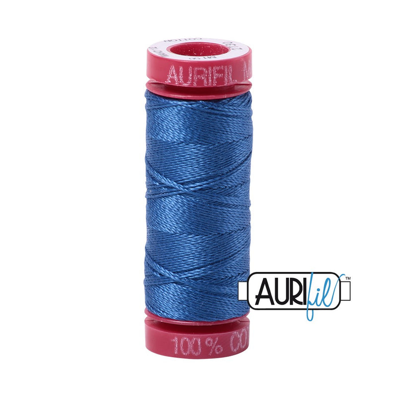 Aurifil Cotton Mako 2730 Delft Blue Thread