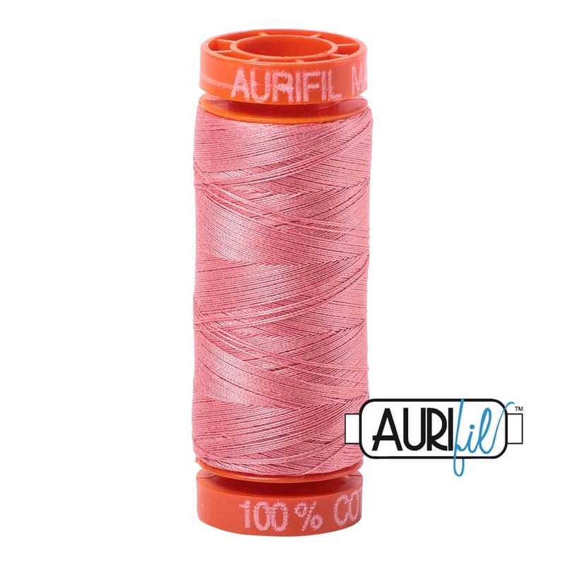Aurifil Cotton Mako 2435 Peachy Pink