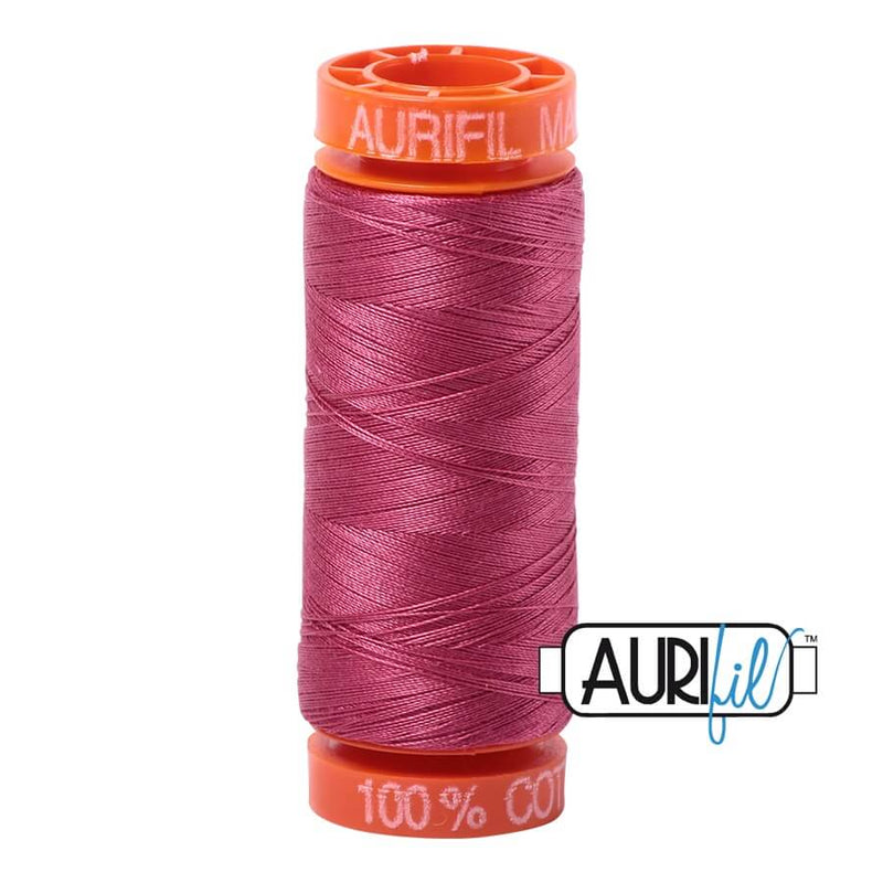 Aurifil Cotton Mako 2455 Carmine Red Thread