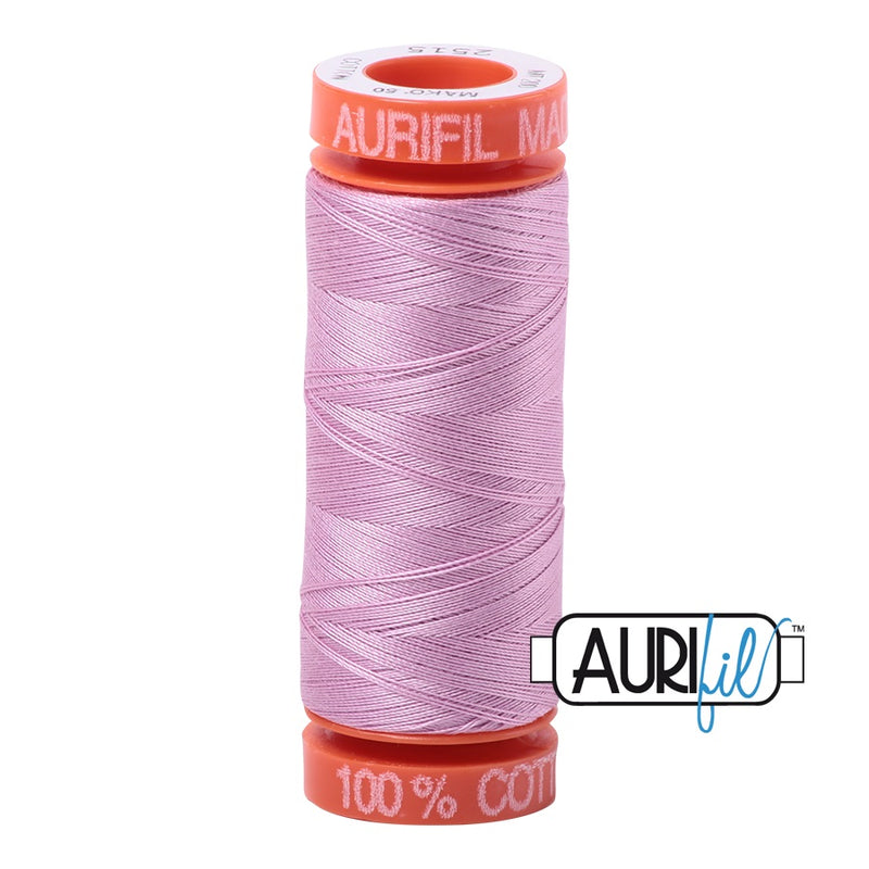Aurifil Cotton Mako 2515 Light Orchid Thread Ne 50 200m