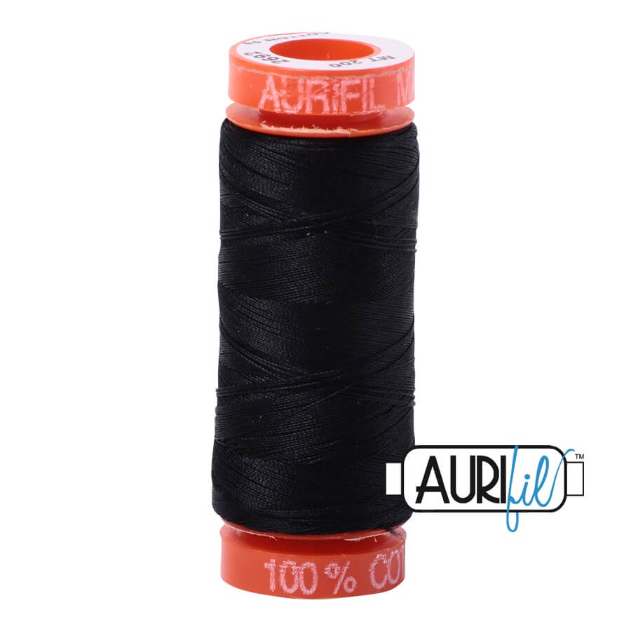 Aurifil Cotton Mako 2692 Black