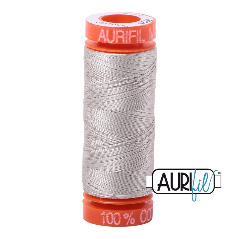 Aurifil Cotton Mako 6725 Moondust Thread