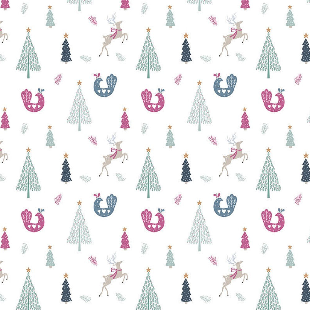 Craft Cotton Co - Hygge Christmas In the Forest Fabric 2800-04