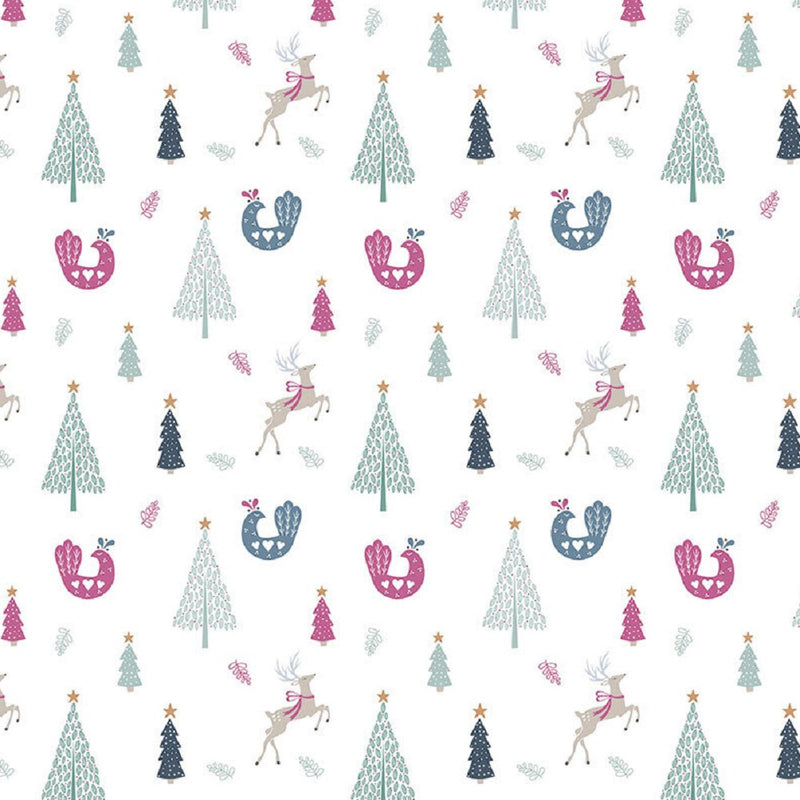Craft Cotton Co - Hygge Christmas In the Forest Fabric 2800-04
