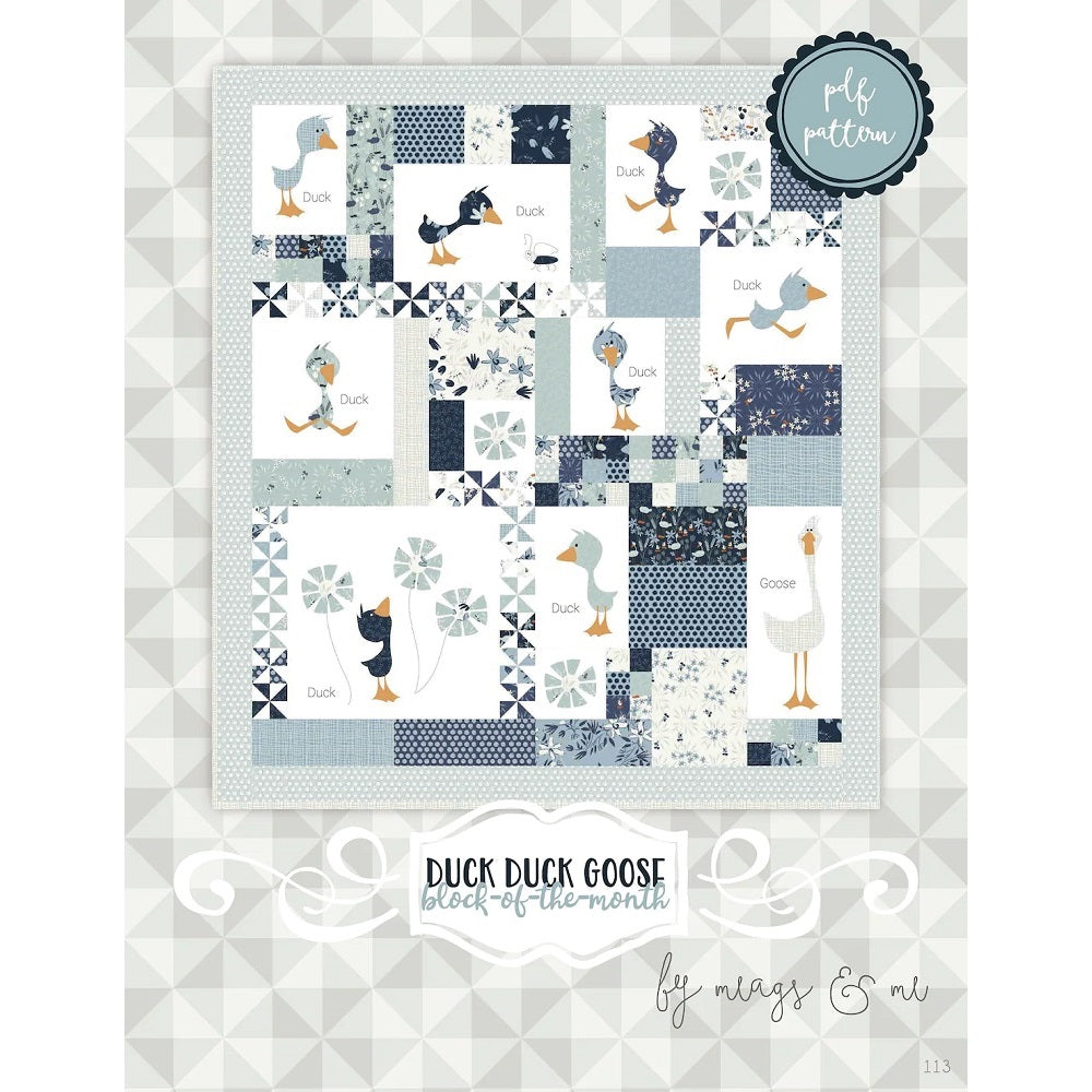 Meags and Me Quilt Pattern - Duck Duck Goose