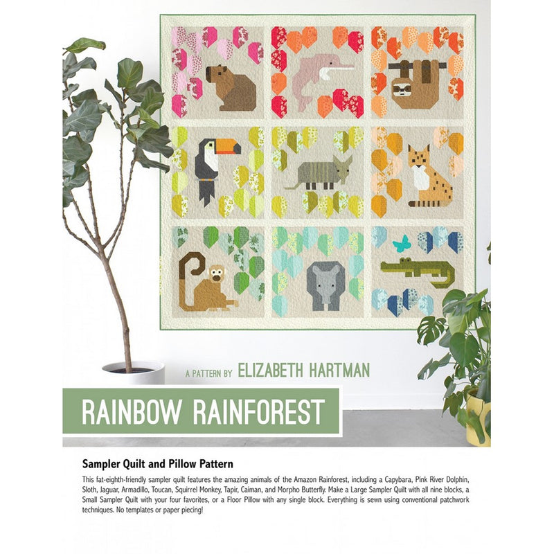 Elizabeth Hartman: Rainbow Rainforest Quilt Pattern