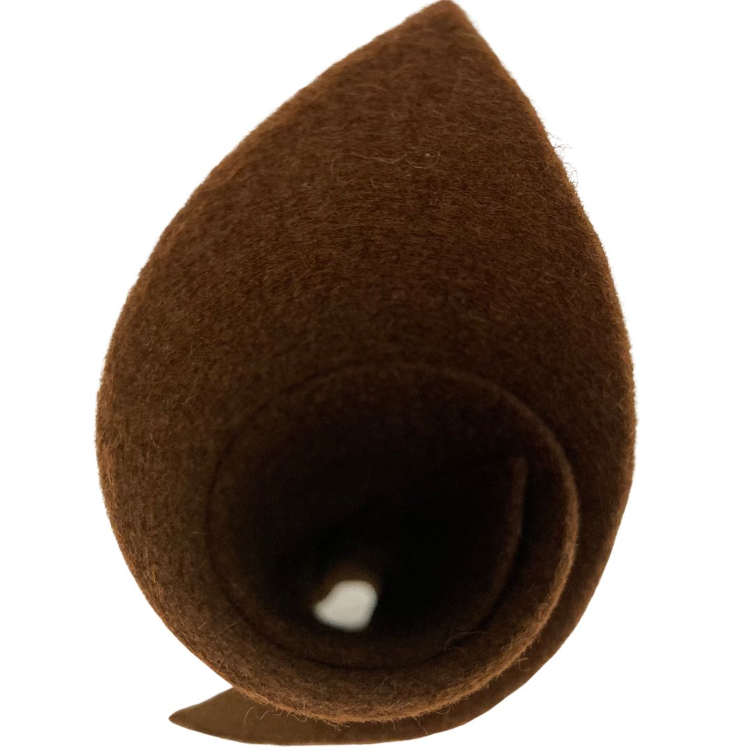 Felt 100% Wool - 16 Brown 1mm