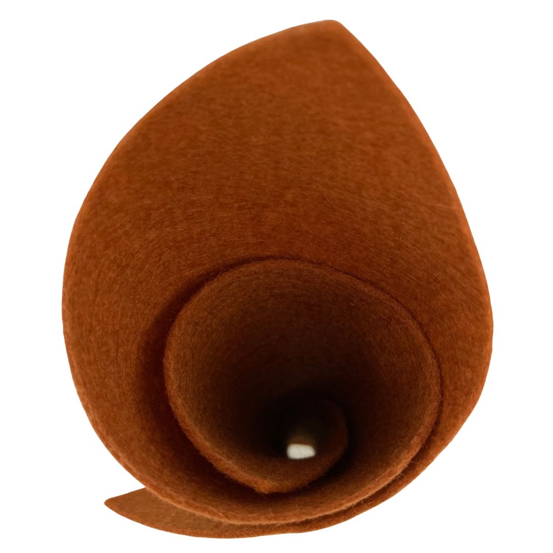 Felt 100% Wool - 15 Suede Brown 1mm