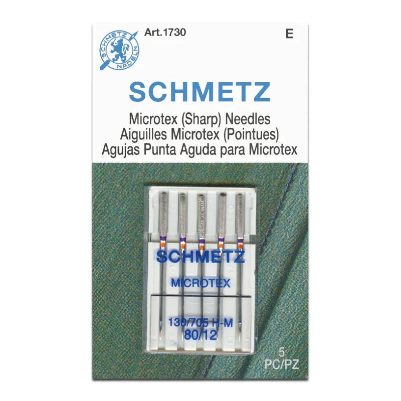 Schmetz Microtex Machine Needles 80/12