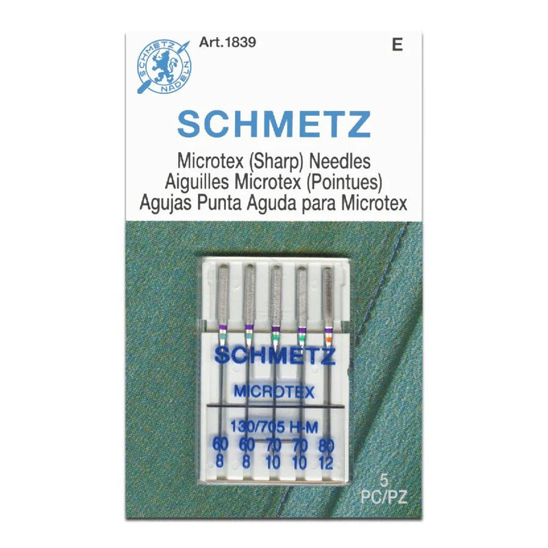 Schmetz Microtex Machine Needles 60/70/80