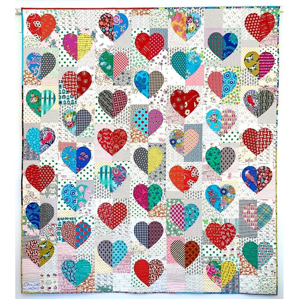 Rachaeldaisy Designs: Groove in the Heart Quilt Pattern