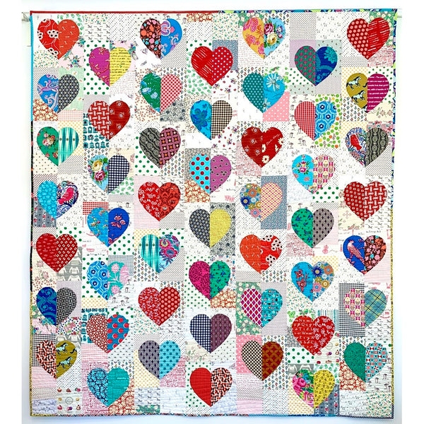 Rachaeldaisy Designs: Groove in the Heart Quilt Pattern