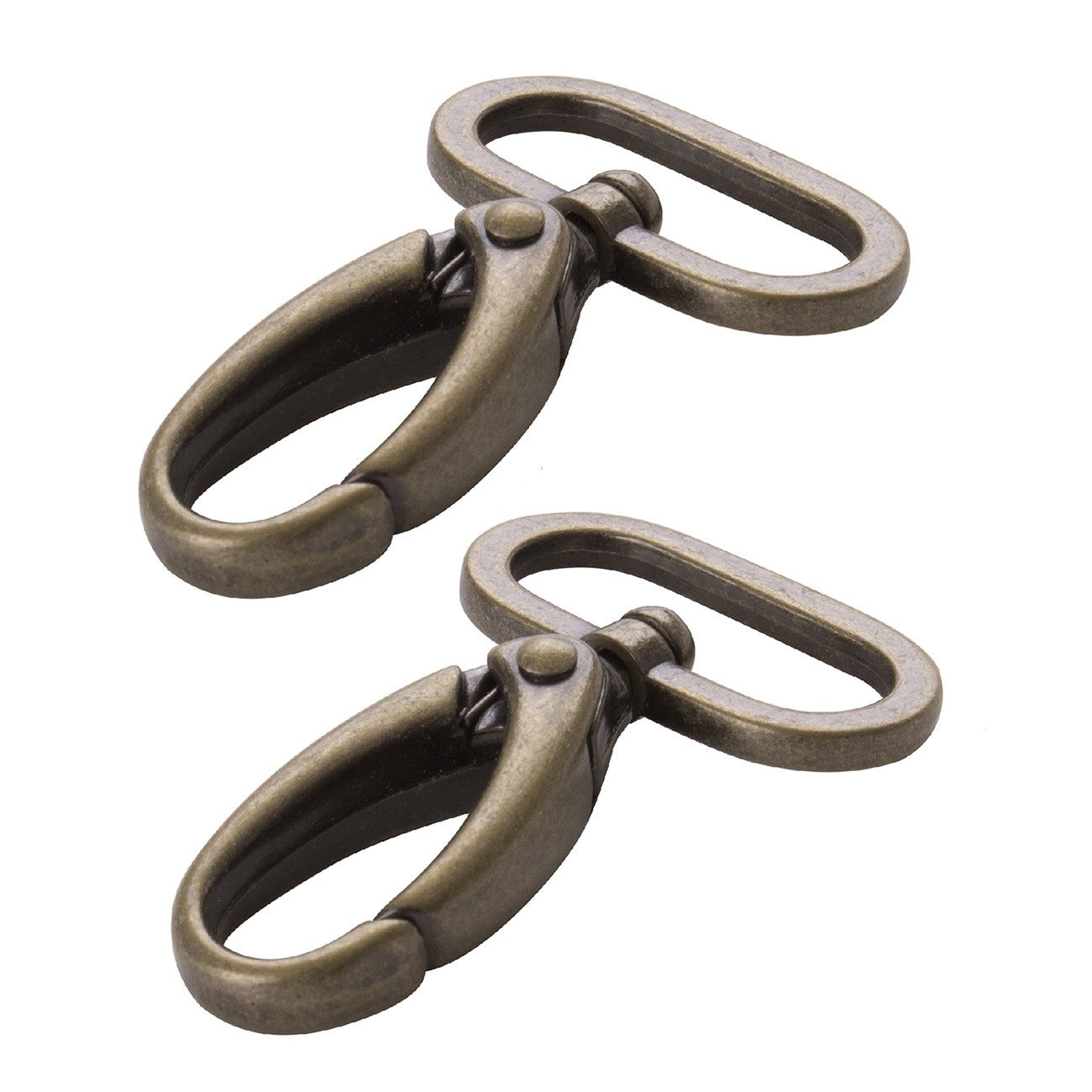 byAnnie: Swivel Hook 1-1/2in Antique Brass Set of Two