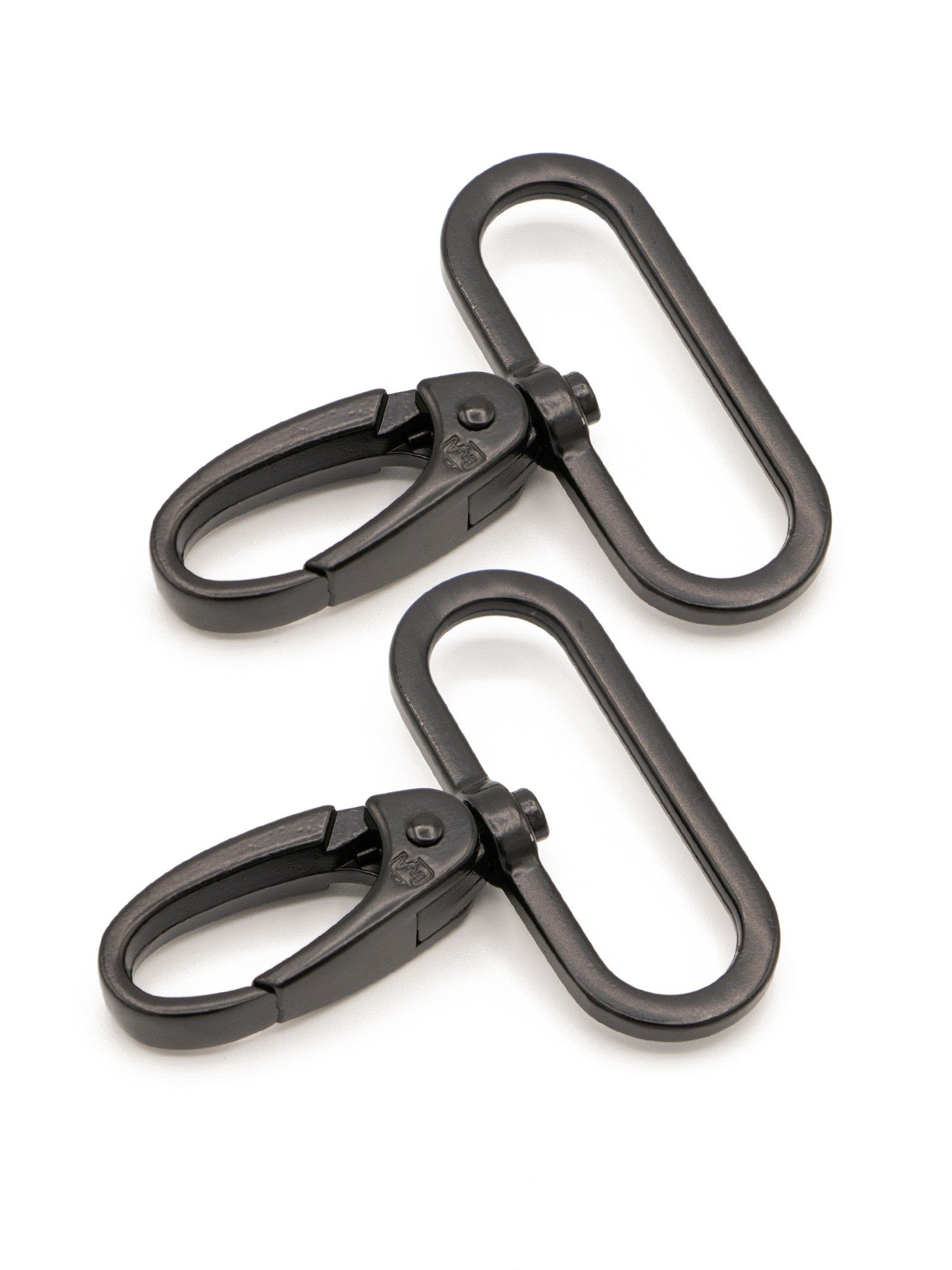 ByAnnie: Swivel Hook 1-1/2in Black Metal Set of Two