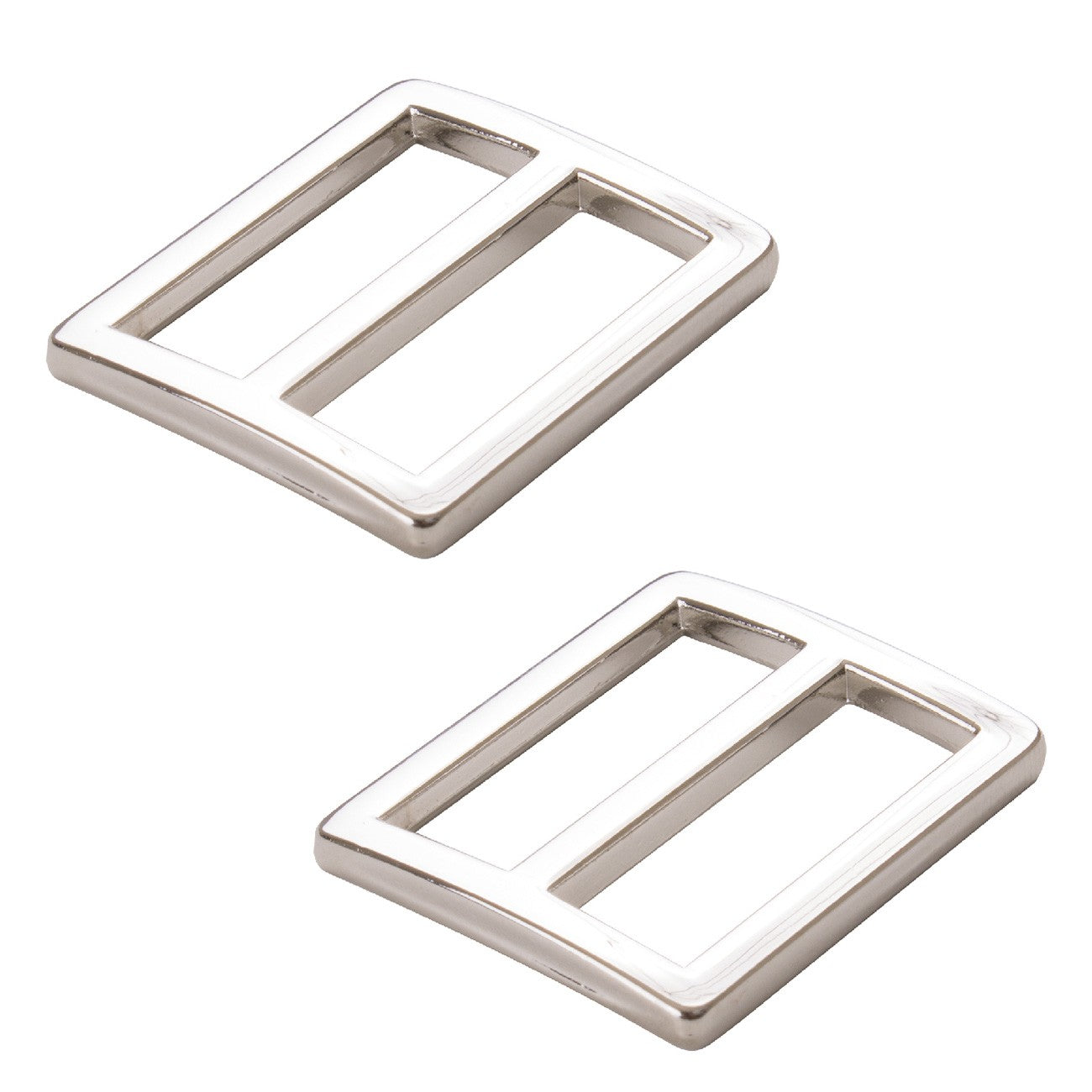 ByAnnie: Slider Flat Widemouth 1in Nickel Set of Two