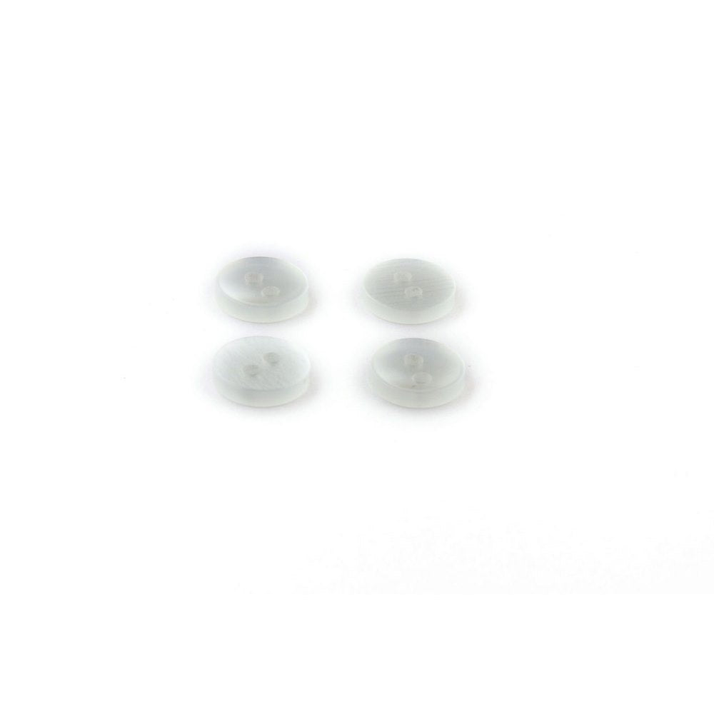 HEMLINE BUTTONS Basic Backer Button 16, White 10 mm