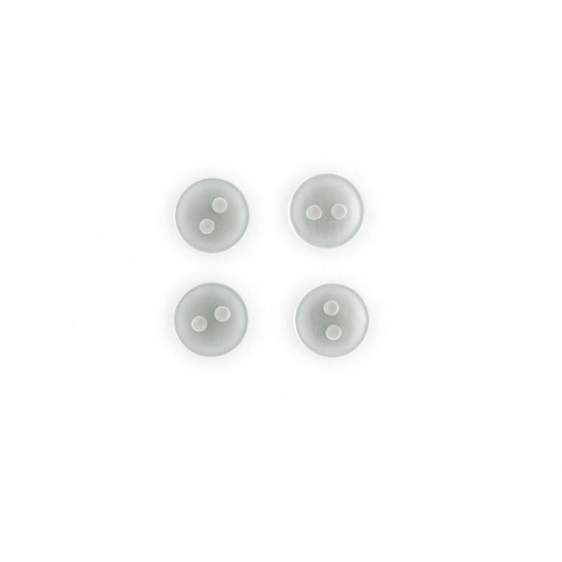 HEMLINE BUTTONS Basic Backer Button 16, White 10 mm