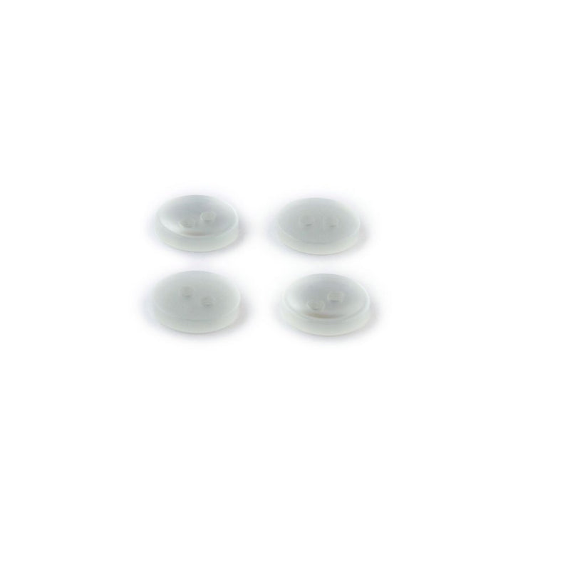 HEMLINE BUTTONS Basic Backer Button 18, White 11 mm