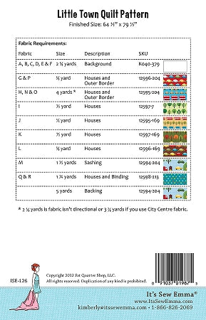 ISE126 Little Town Materials List