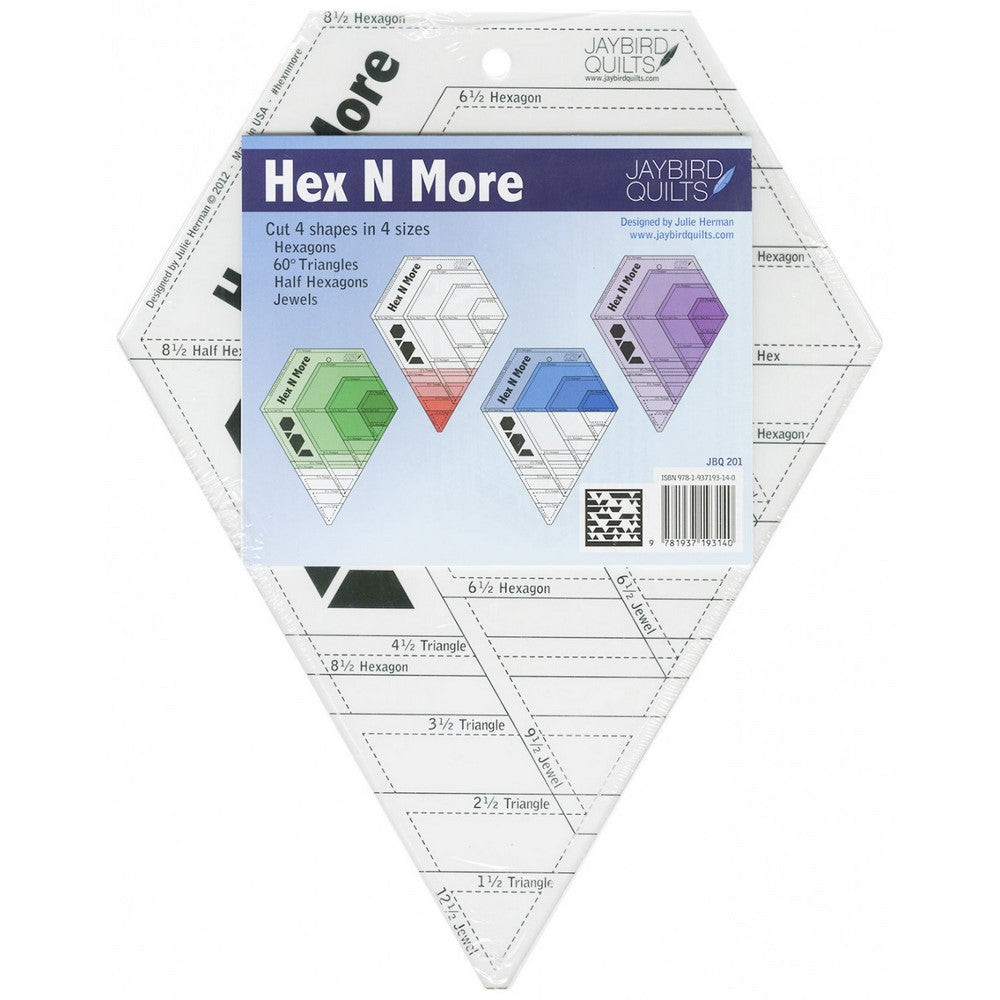 JayBird Quilts Hex N More Ruler