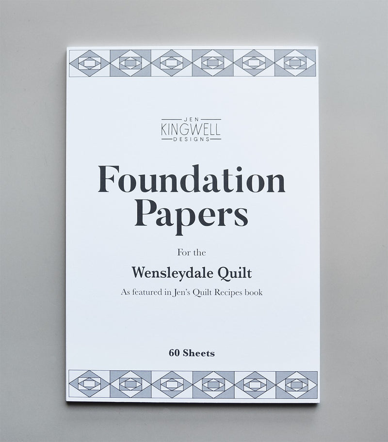 Jen Kingwell Designs: Wensleydale Quilt Foundation Papers