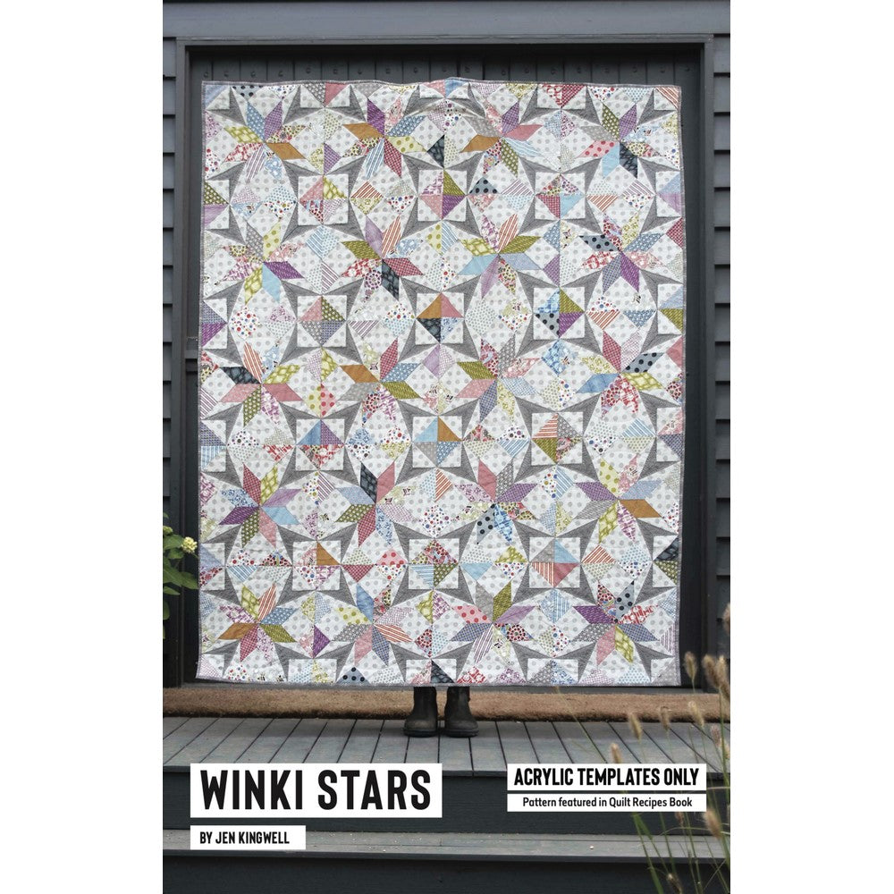 Jen Kingwell Designs: Winki Stars (Acrylic Templates Only)