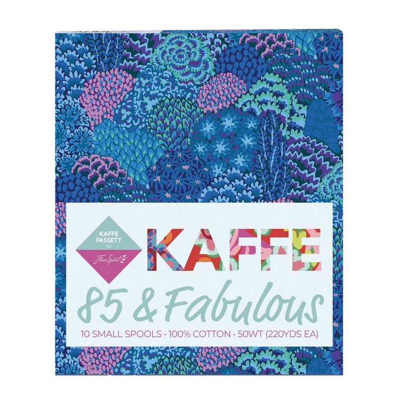Aurifil Thread 85 and Fabulous - Kaffe Fassett Collection - 10pc 50 weight