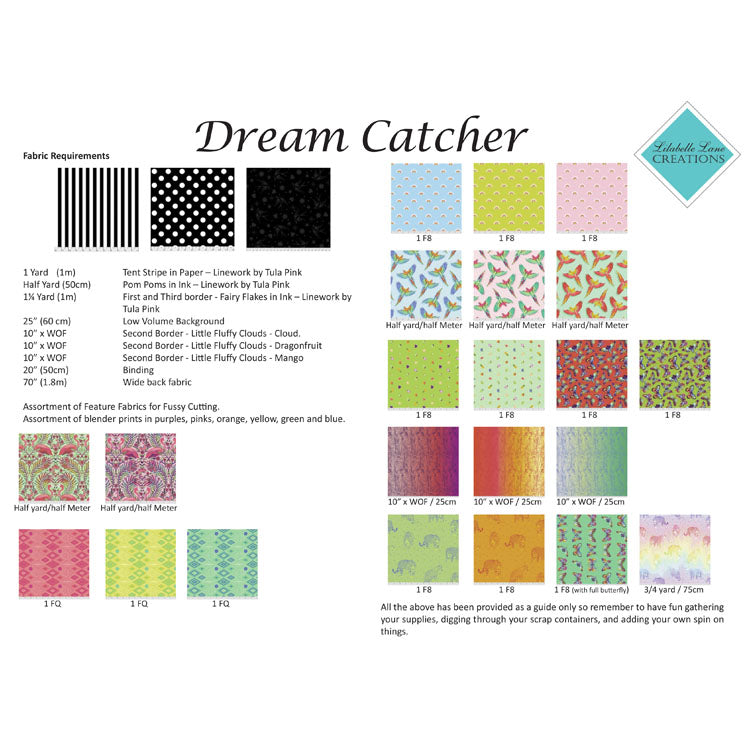 Lilabelle Lane Creations - Dream Catcher - Full EPP Pack