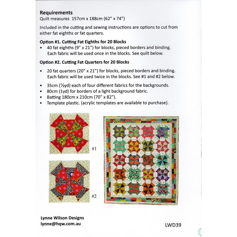 Lynne Wilson Designs - In a Spin Quilt Pattern