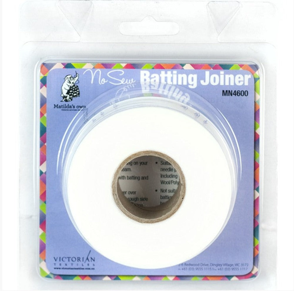 Matilda's Own - No Sew Batting Joiner - 4cm x 20m Roll