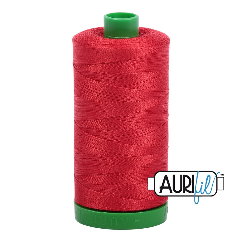 Aurifil Cotton Mako 2265 Red Lobster