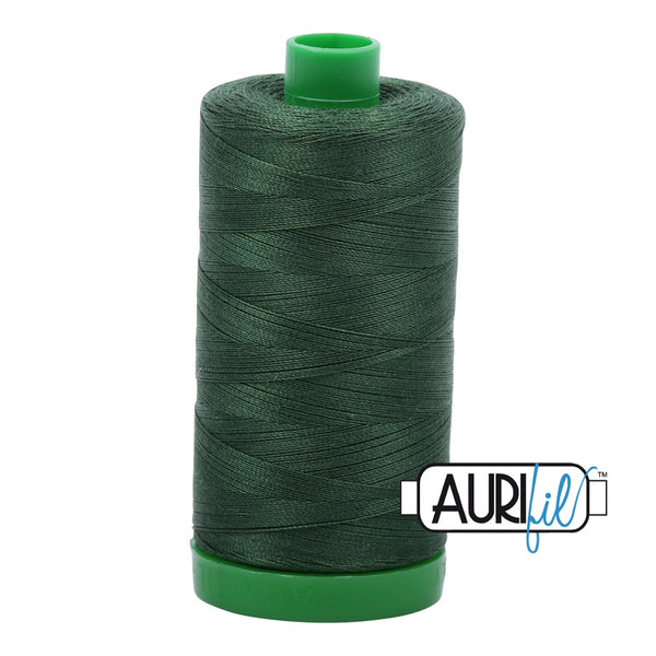 Aurifil Cotton Mako 2892 Pine Green Thread Ne 40 1000m
