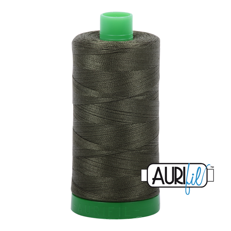 Aurifil Cotton Mako 5012 Dark Green Thread