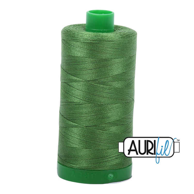 Aurifil Cotton Mako 5018 Dark Grass Green Thread Ne 40 1000m