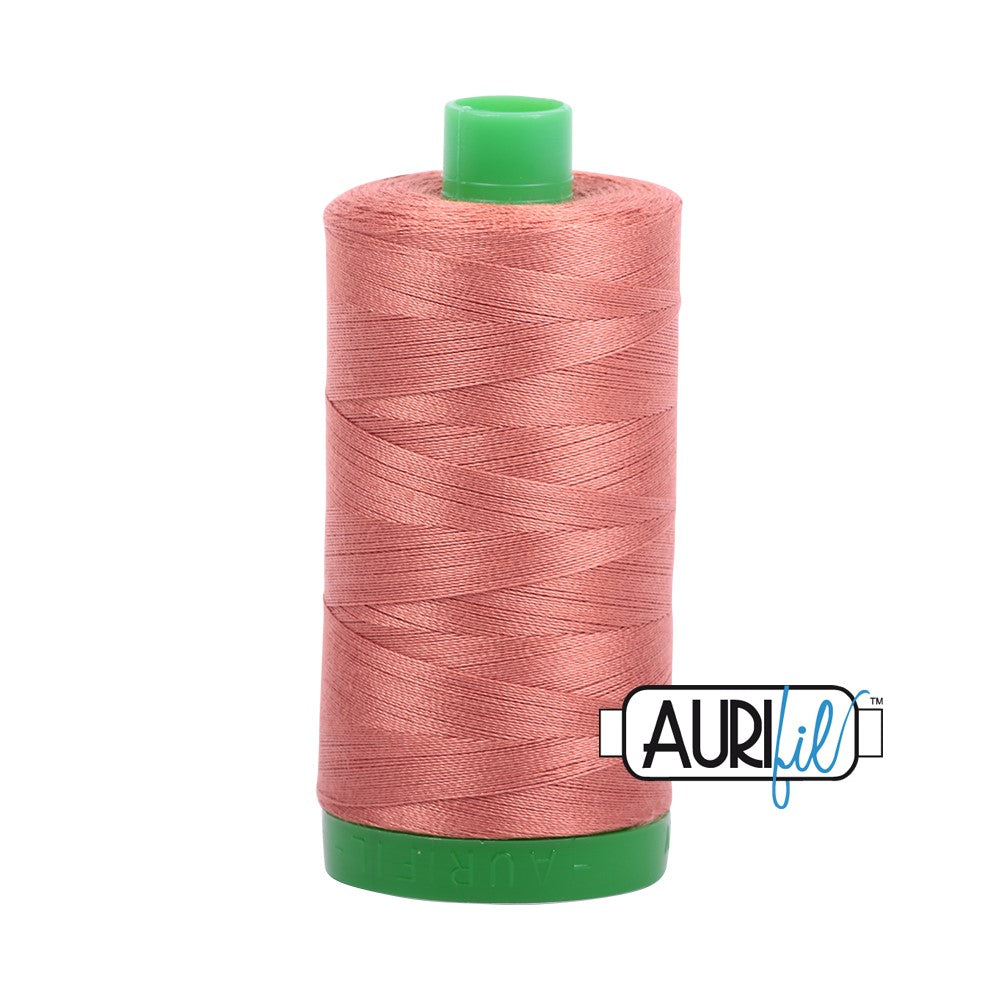 Aurifil Cotton Mako 6728 Cinnabar Thread Ne 40 1000m