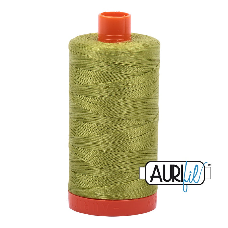 Aurifil Cotton Mako 1147 Light Leaf Green Thread Ne 50 1300m