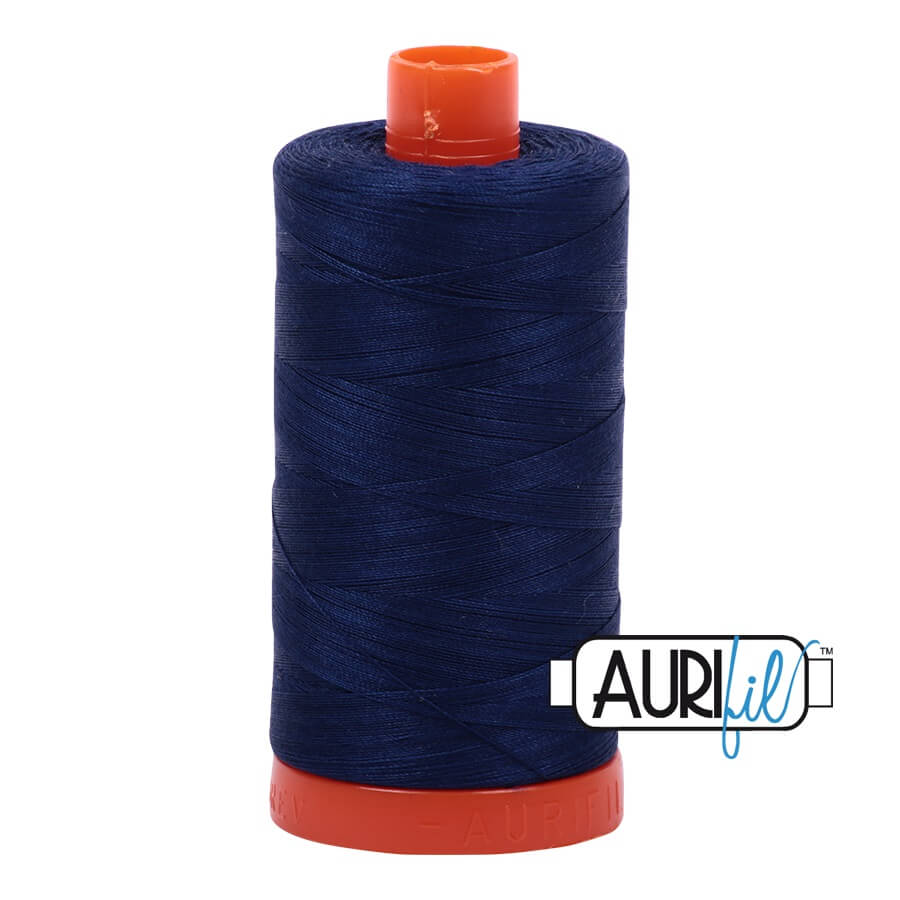 Aurifil Cotton Mako 2784 Dark Navy