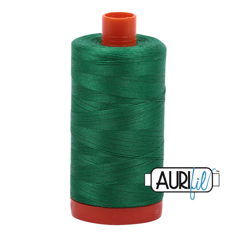 Aurifil Cotton Mako 2870 Green Thread Ne 50 1300m