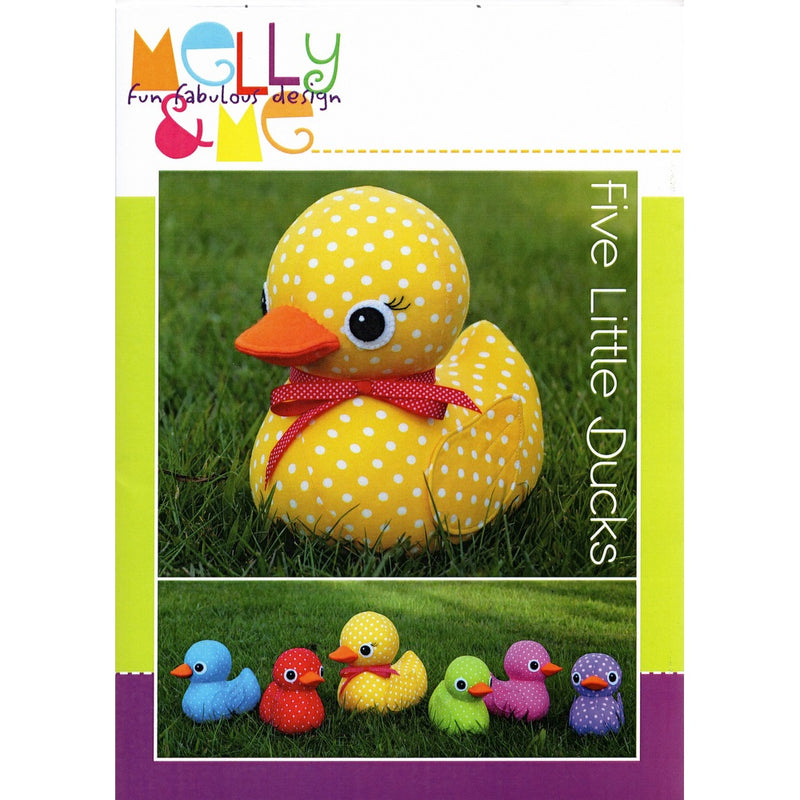 Melly and Me Soft Toy Pattern: Five Little Ducks