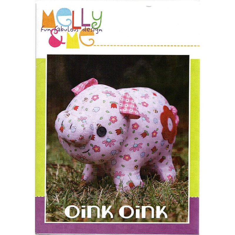 Melly and Me Soft Toy Pattern: Oink Oink