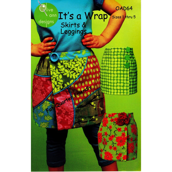 Olive Ann Designs - Its a Wrap Skirt and Leggings Pattern Age 1 - 5
