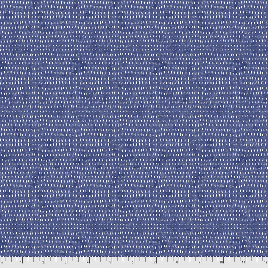 Seeds - Cobalt by Cori Dantini for FreeSpirit Fabrics