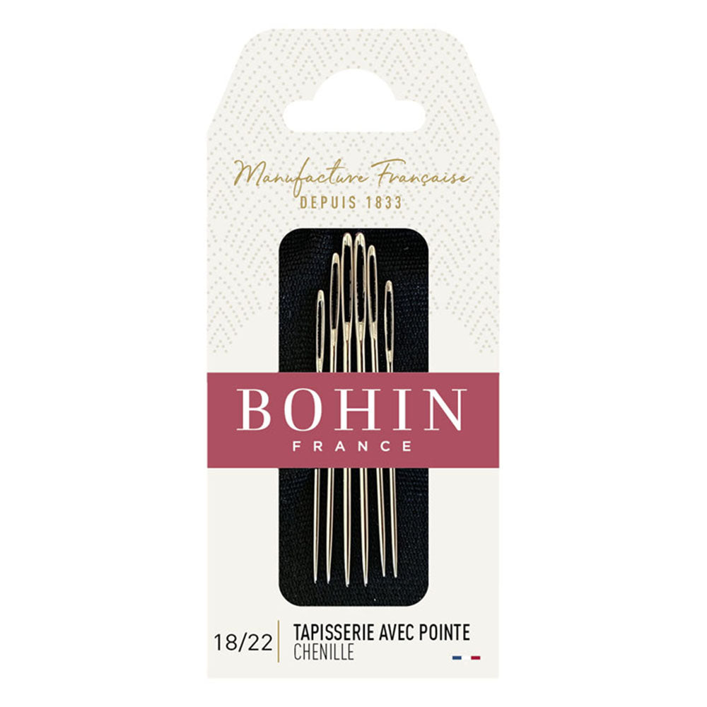 Bohin France Chenille Needles Sizes 18/22