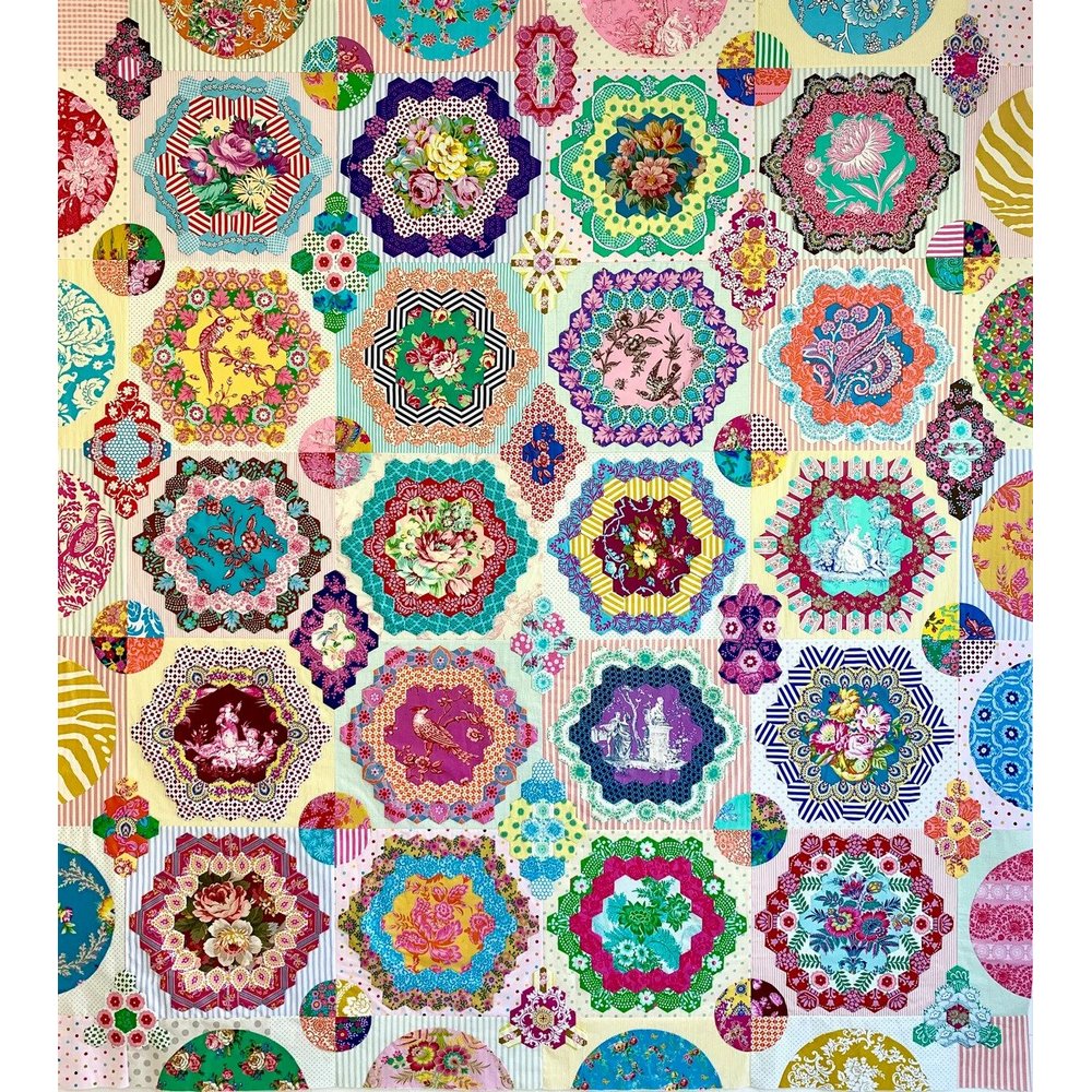 Rachaeldaisy Designs: Hextravaganza Quilt Pattern