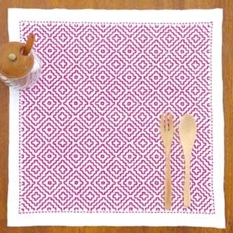 Sashiko Sampler Kit "Persimmon" by Olympus Red