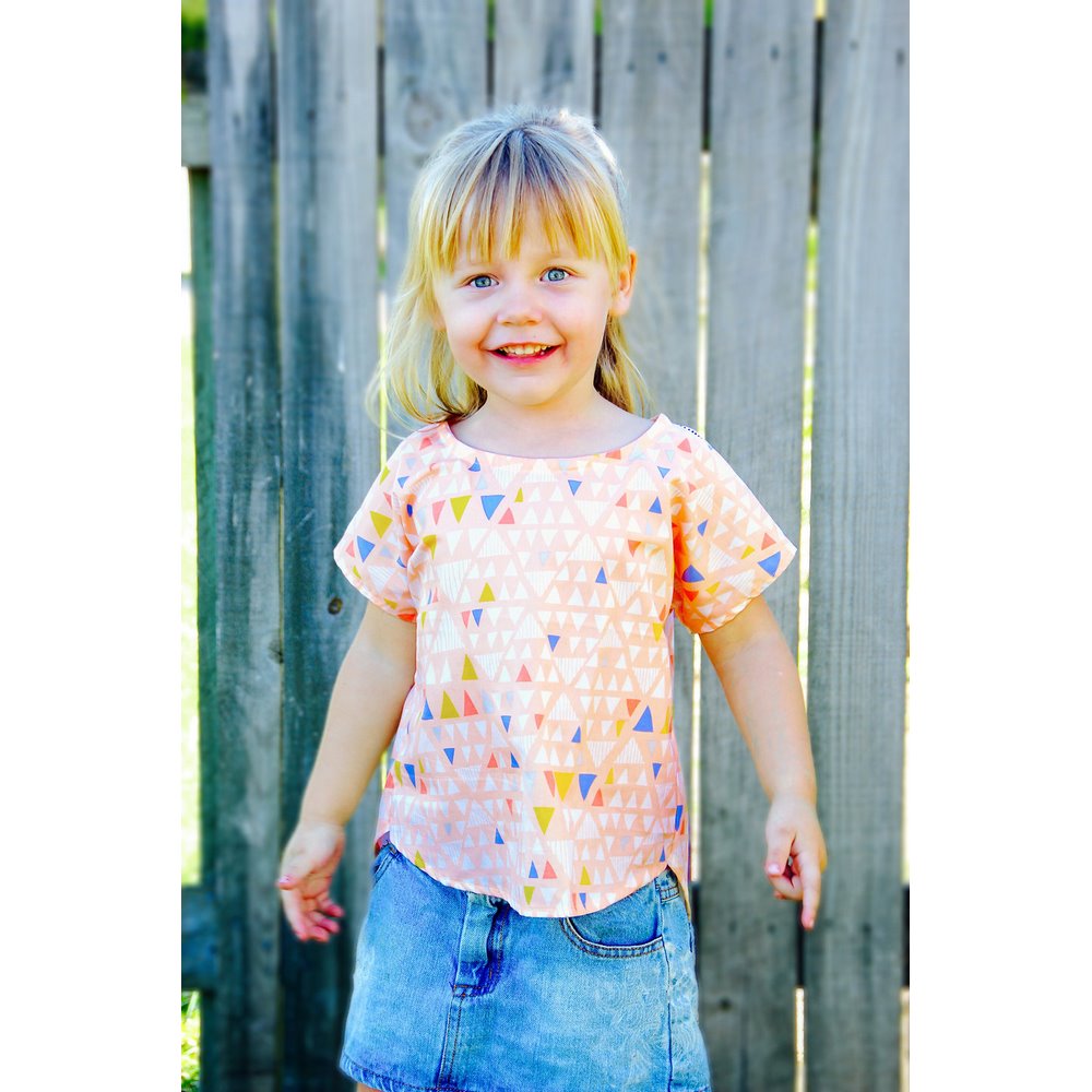 Sew to Grow Pattern: Mini Bondi Top Ages 1 - 12 years