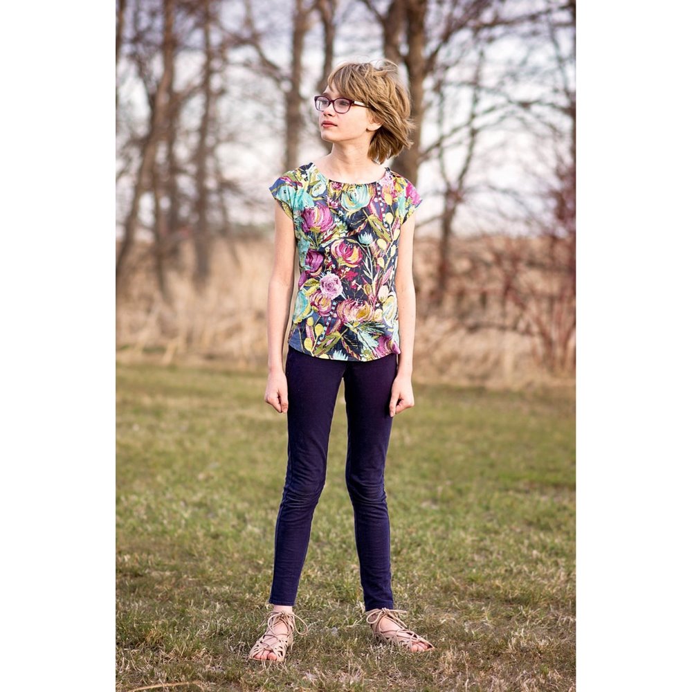 Sew to Grow Pattern: Mini Bondi Top Ages 1 - 12 years